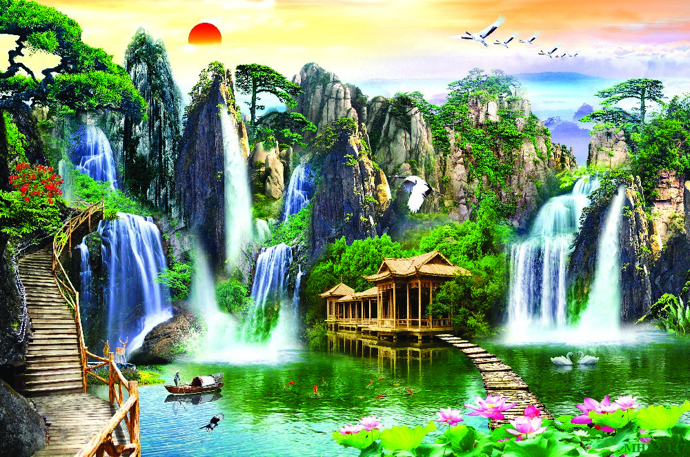 Phong cảnh sơn thủy hữu tình MHT2-147